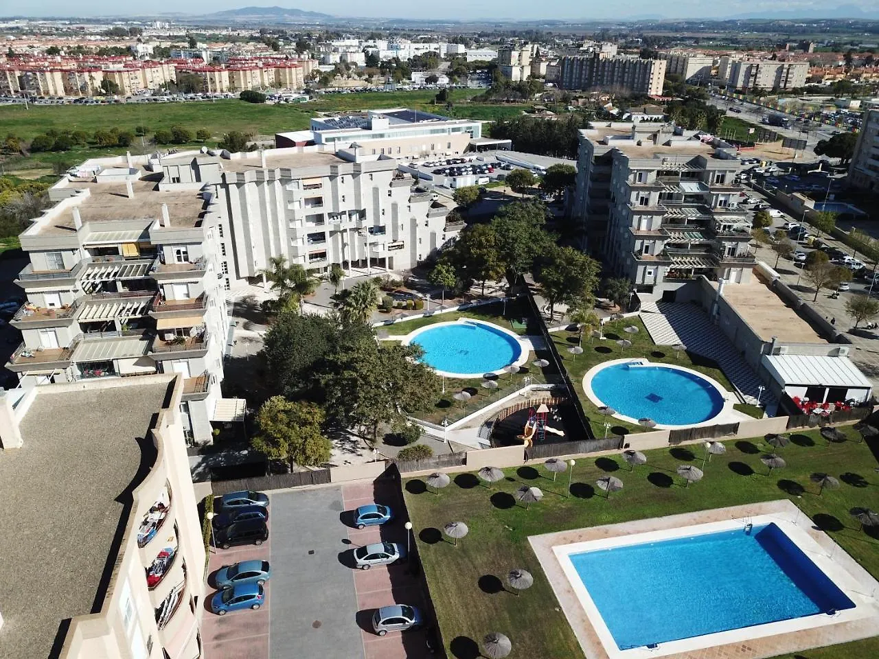 Appartement Atico Terrazas Vistas Piscinas Parking 2 Banos à Jerez de la Frontera